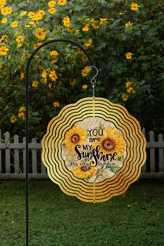 Wind Spinner "You are My Sunshine My Only Sunshine" Garden Decor